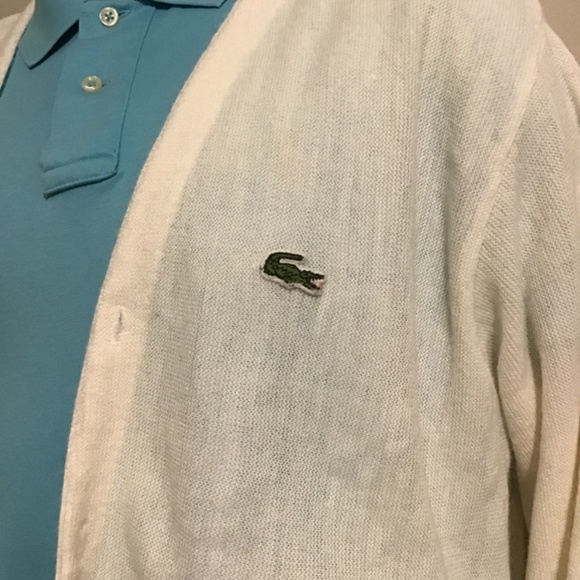 🔥SALE! vintage, IZOD, Lacoste, large, pearl buttons,new cond, see pics. Buy now - Picture 5 of 7